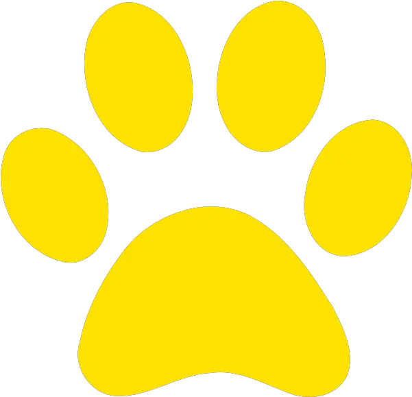  Paw Print Png Transparent Yellow Dog Paw Print Paw Prints Transparent