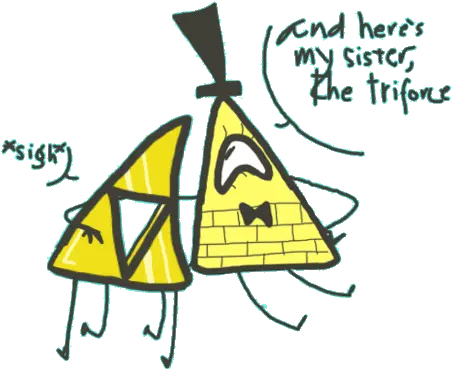  Top Triforce Stickers For Android U0026 Ios Gfycat Easy Bill Cipher Pixel Art Grid Png Triforce Transparent