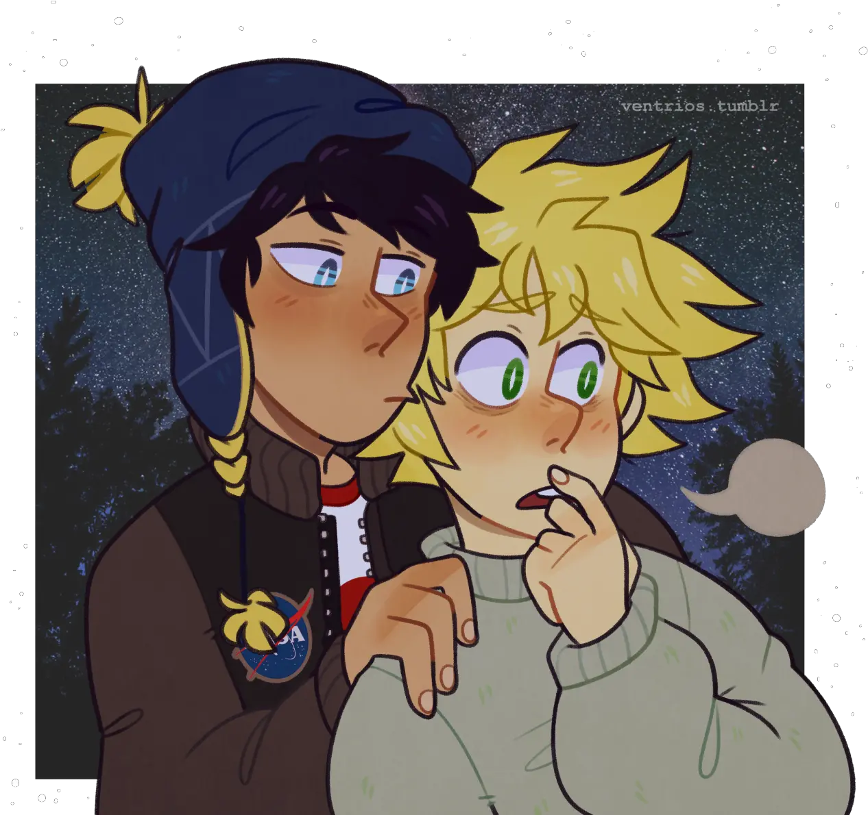  South Park Fanart Anime South Park Craig X Tweek Fanart Png South Park Png