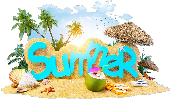  Download Summer Holiday Beach Vacation Summer Holiday Png Holiday Frame Png