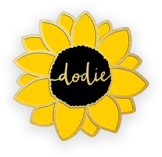  18th January 2019 Enamel Pin Badge Dodie Sunflower Png Sunflower Logo