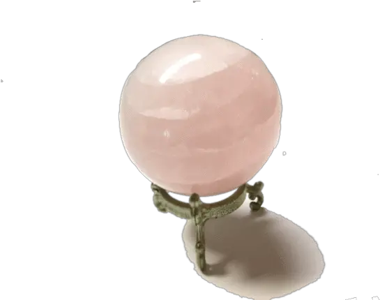  Crystal Ball Rose Quartz Solid Png Crystal Ball Transparent