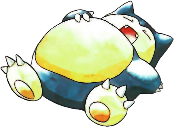  143 Snorlax Gen 1 Red And Blue Games Snorlax Pokemon Png Snorlax Png