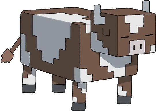  Minecraft Cows Livestock Png Minecraft Cow Png