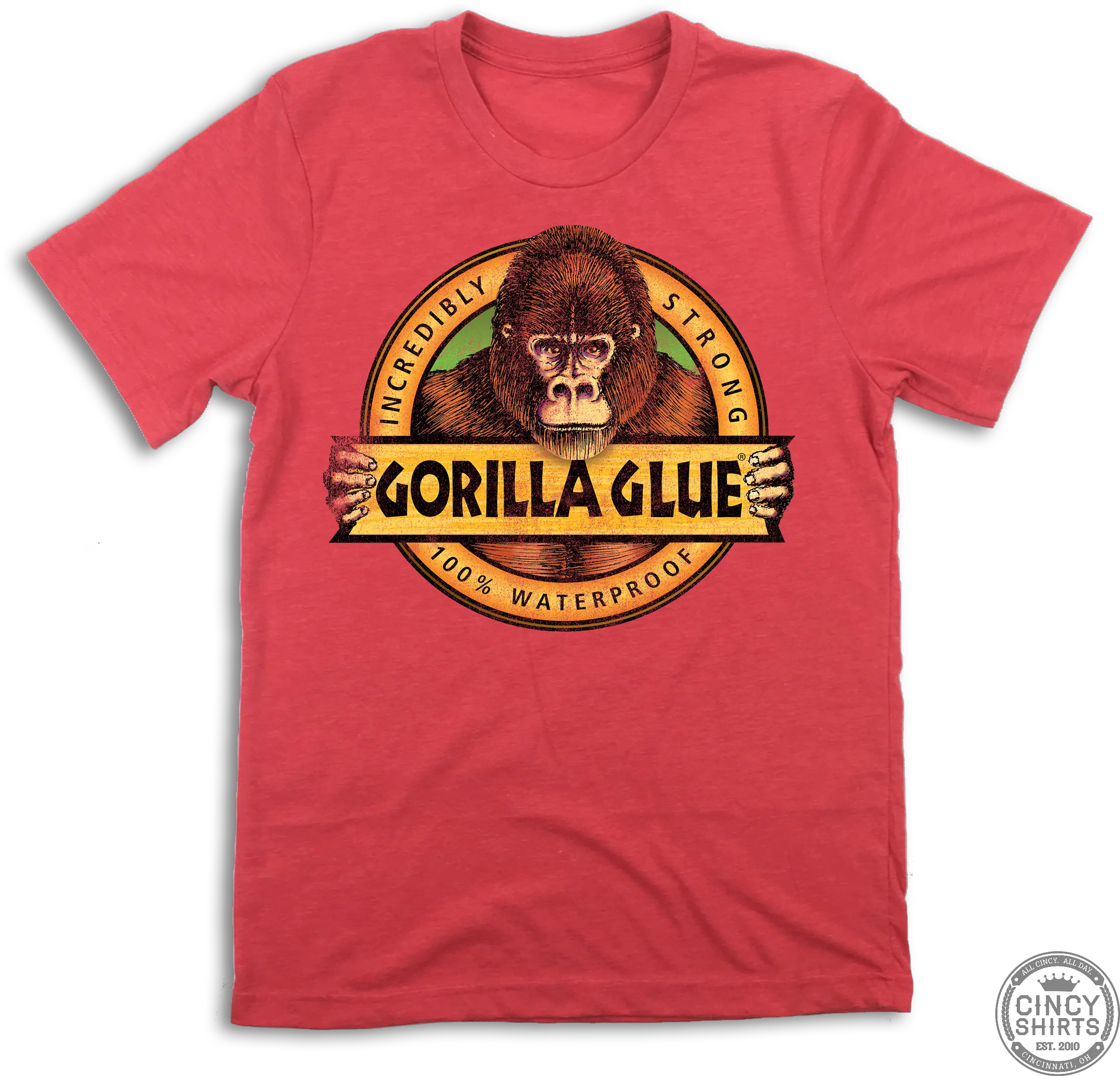  Gorilla Glue Full Color Logo Online Exclusive Active Shirt Png Gorilla Logo