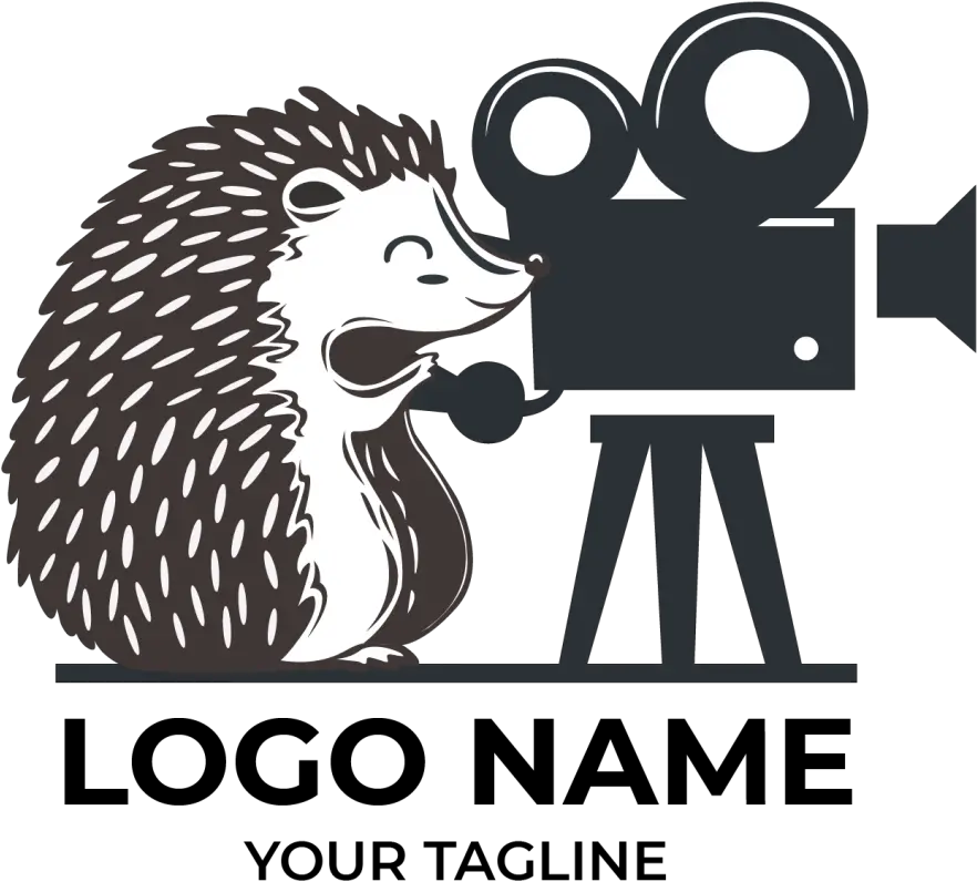  Hedgehog Movie Camera Png Hedgehog Logo