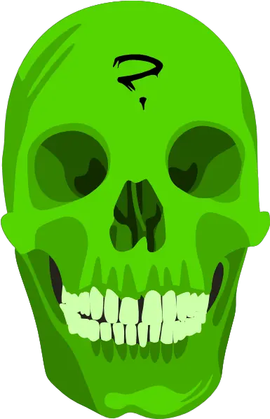  Download Hd Skeleton Head Clipart Poison Green Skull Png Green Hd Skull Png Skeleton Head Png