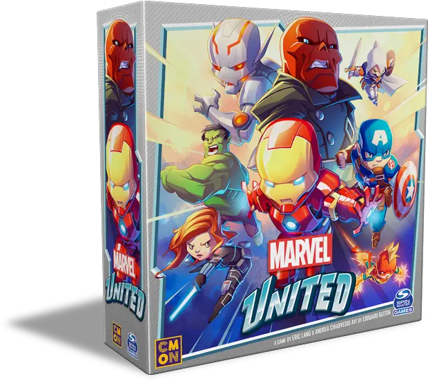  Cmon Marvel United Board Game Png Spiderman Face Png