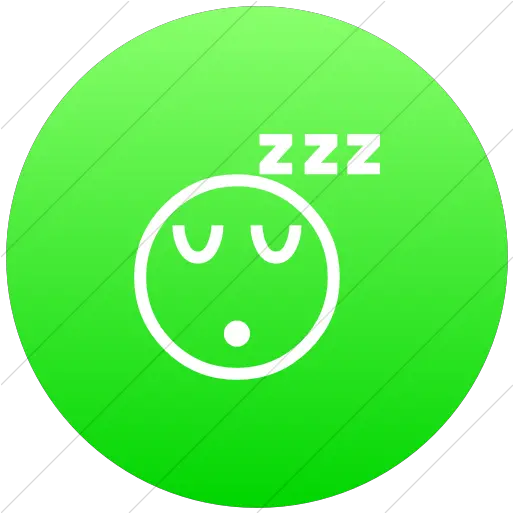  Iconsetc Flat Circle White Dot Png Sleep Icon