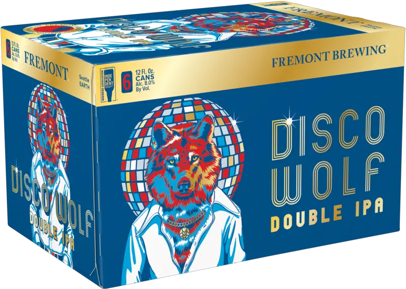  Disco Wolf U2014 Fremont Brewing Packet Png Disco Png