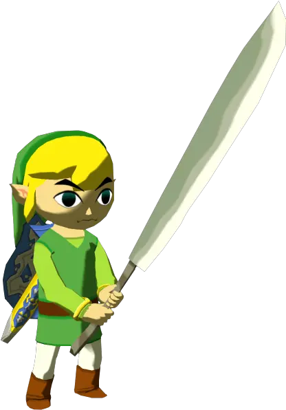  Wind Waker Toon Link Sharp Machete Wind Waker Took Link Png Toon Link Png