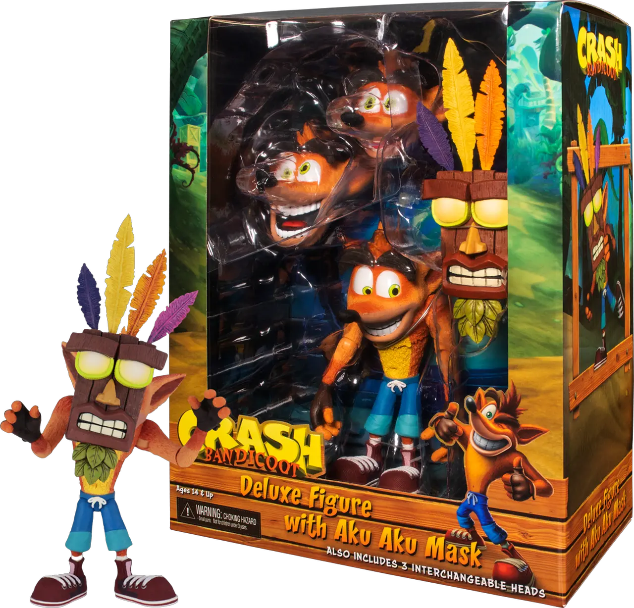  Crash Bandicoot 7 Scale Action Figure Ultra Deluxe Imagenes De Crash Bandicoot Png Crash Bandicoot Png