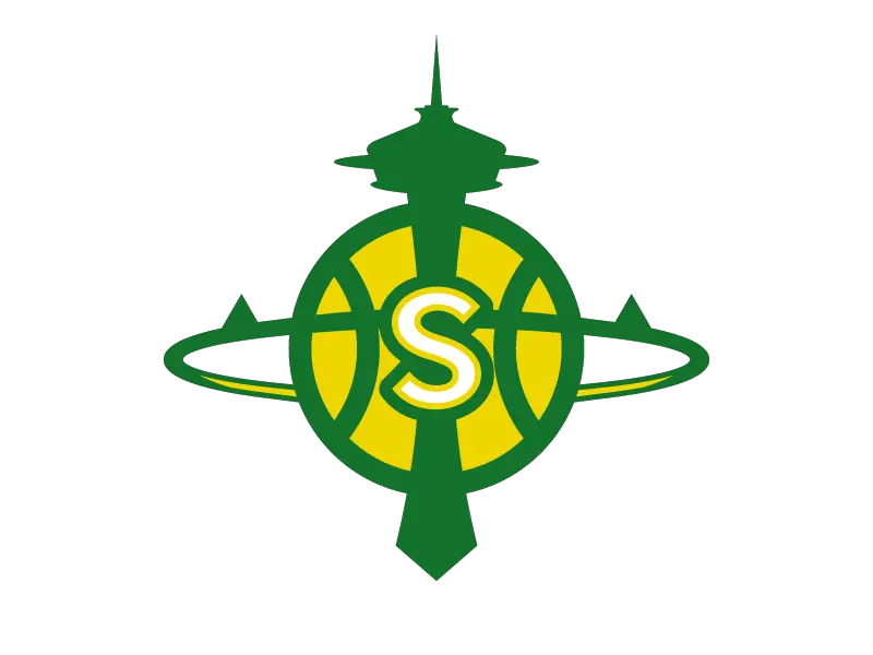  Supersonics Designs Themes Templates Seattle Supersonics Logo Transparent Png Seattle Supersonics Logo