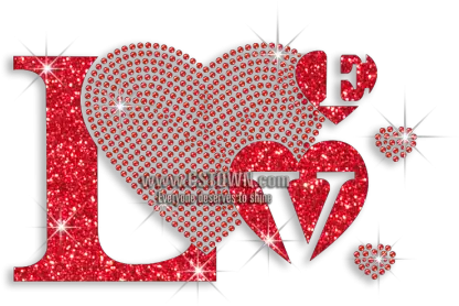  Love Letter With Red Heart Iron Love Png Red Heart Transparent