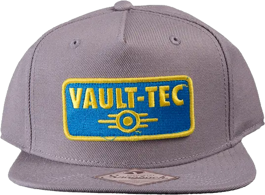  Fallout Vaulttec Flat Brim Cap Baseball Cap Png Fallout 2 Logo