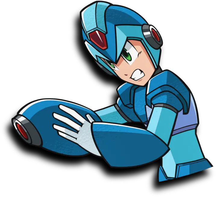  Megaman X Half Peeker Sticker Peeker Sticker Mega Man Png Mega Man X Png