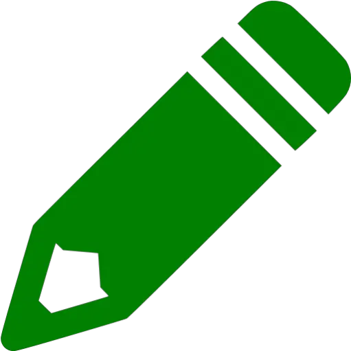  Green Pencil Icon Free Green Pencil Icons Green Pencil Icon Png Pencil Png