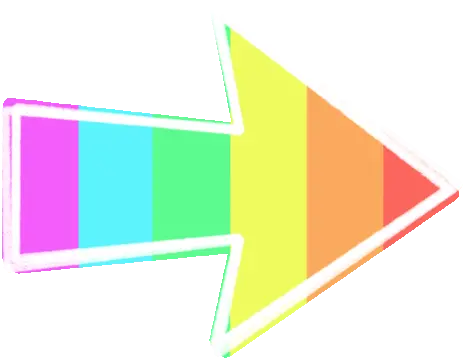  Colorful Rainbow Arrow Rainbow Arrow Gif Png Arro Icon