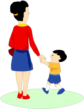  Download Free Png Kid And Mom Pluspngcom3 Dlpngcom Mom And Child Walking Clipart Mom Png