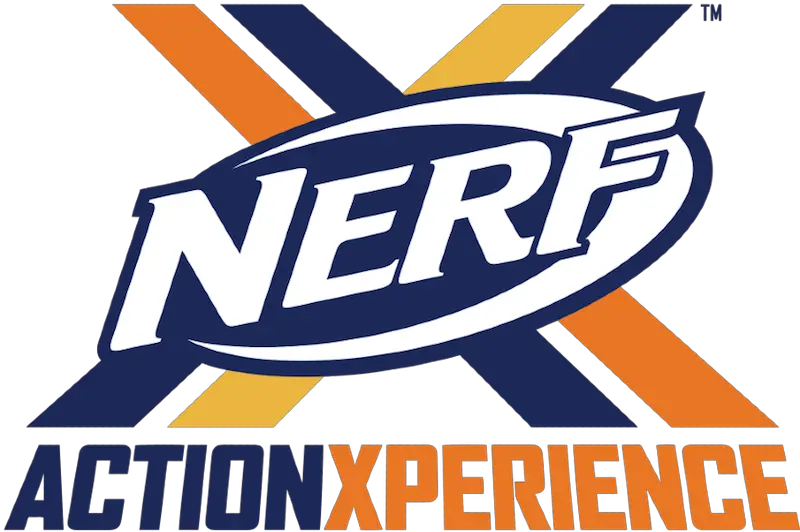  Kingsmen And Hasbro To Open Nerf Fecs In The Us Blooloop Nerf Action Xperience Logo Png Nerf Logo