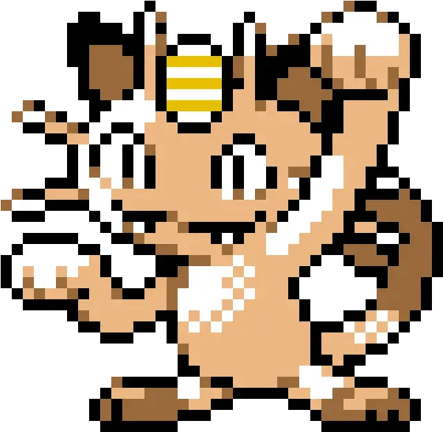  Download Hd Meowth Meowth Pre Evolution Beta Transparent Pokemon Meowth Perler Bead Pattern Png Meowth Transparent