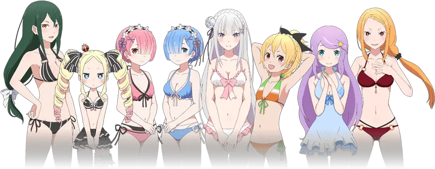  Rezerou0027s Ps4 And Ps Vita Game Pre Order Bonuses Are Full Of Among Us Meme Anime Png Rem Re Zero Png