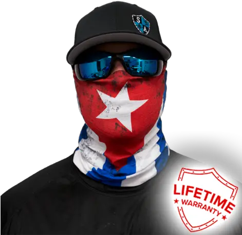  Salt Armour Cuba Flag Face Shield Sa Company Shield Mask Png Cuban Flag Png