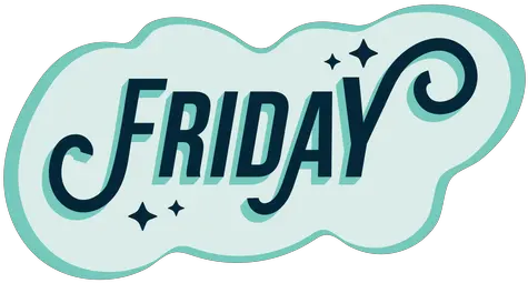  Friday Badge Sticker Friday Badge Sticker Png Friday Png