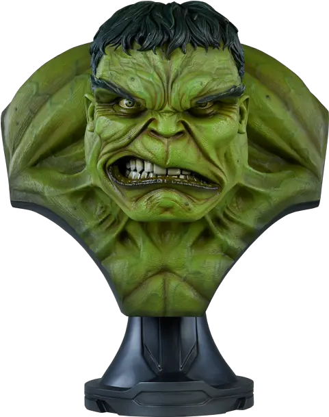  Marvel The Incredible Hulk Life Size Bust By Sideshow Collec Incredible Hulk Png Hulk Smash Png