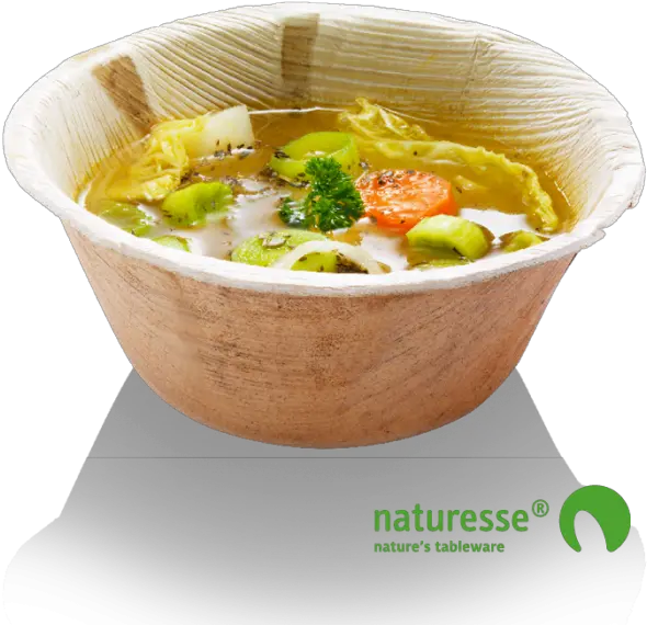  Naturesse Soup Bowl Made Of Palm Leaves Naturesse Png Palm Leaves Transparent