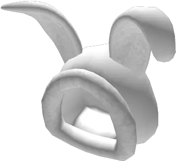  Fluffy White Bunny Hood Roblox Crescent Png White Bunny Png