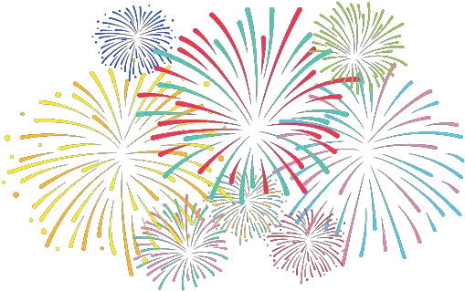  Download Free Fireworks Vector Colorful Burst Hd Transparent Background Fireworks Clipart Png Burst Icon