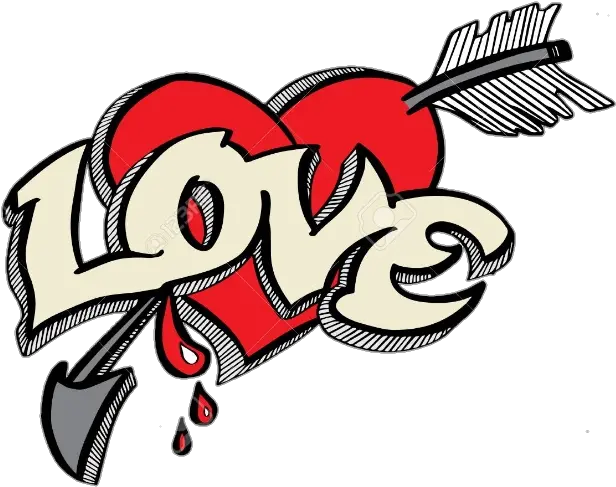  Hd Graffiti Sticker Graffiti Love Heart Png Graffiti Transparent