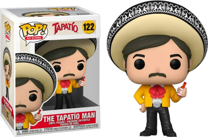  Pop Ad Icons Tapatio The Tapatio Man 122 Funko Pop Png Morty Icon