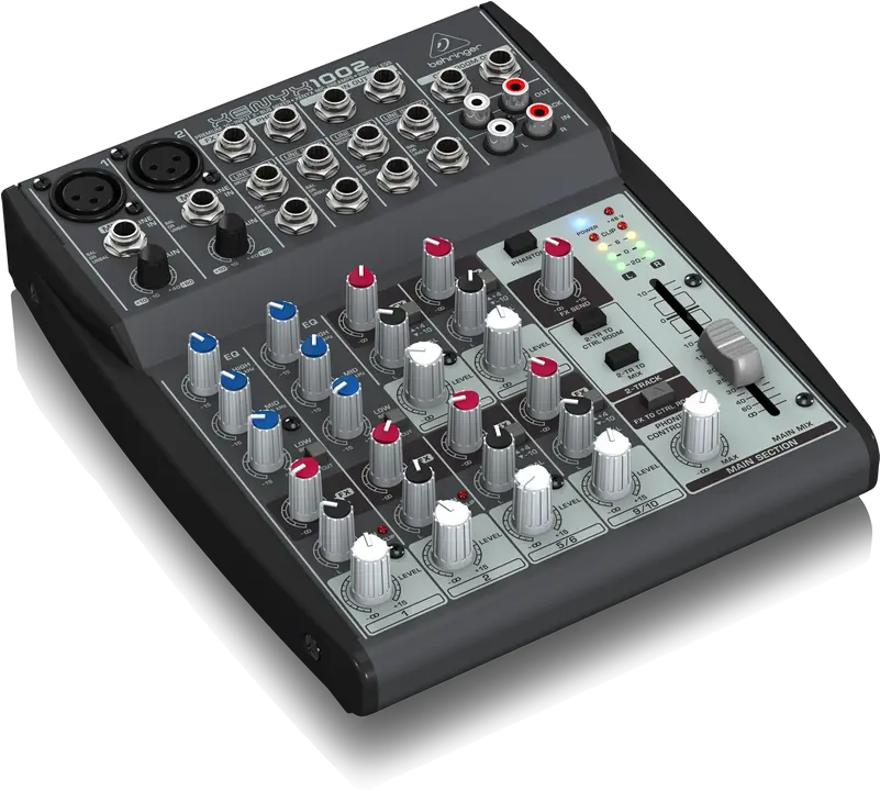  Behringer Xenyx 1002 Analog Mixer Behringer Mixer Audio Png Mixer Png