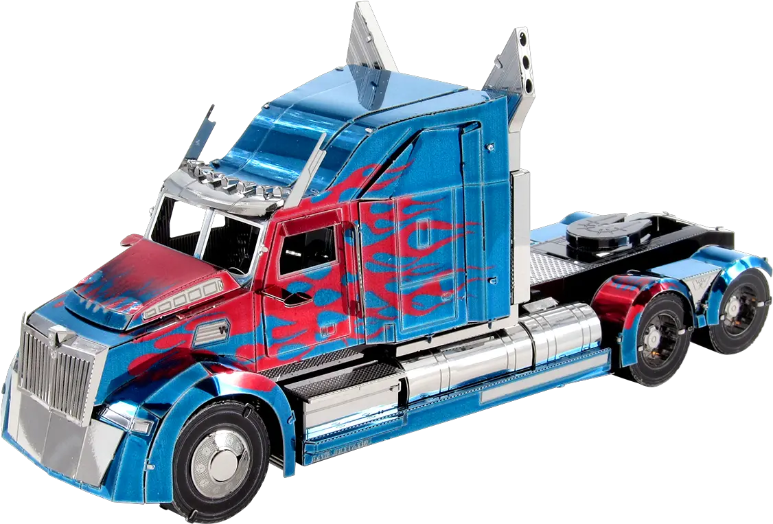  Metal Earth Transformers Optimus Prime Transformers Optimus Prime Truck Png Optimus Prime Png