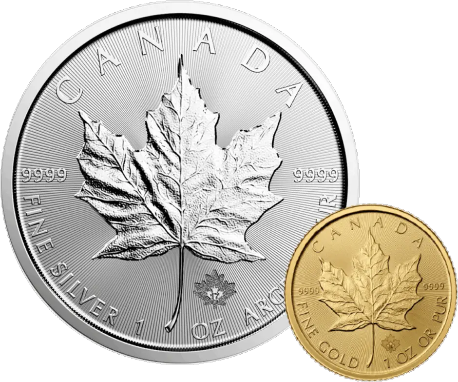  2017 Silver Maple Leaf Canadian 1 Oz Silver Maple Leaf 2016 Png Canadian Leaf Png