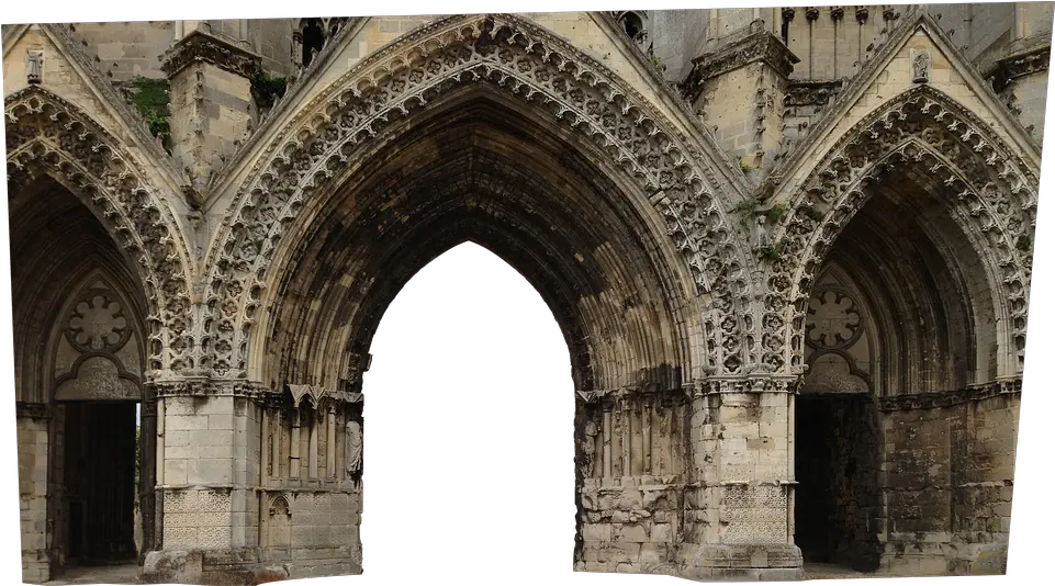  Portal Gothic Architecture Church Building Abbey Of St Abbey Of Jean Des Vignes Png Gothic Border Png