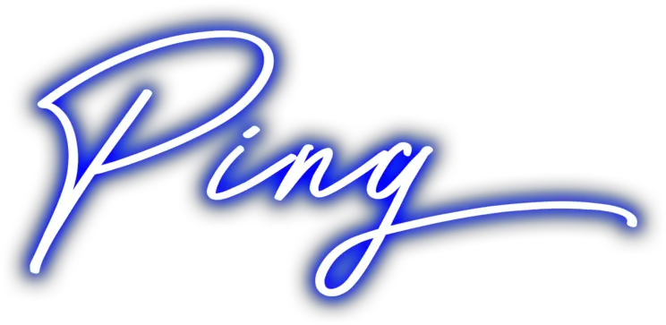  Ping Calligraphy Png Ping Logo