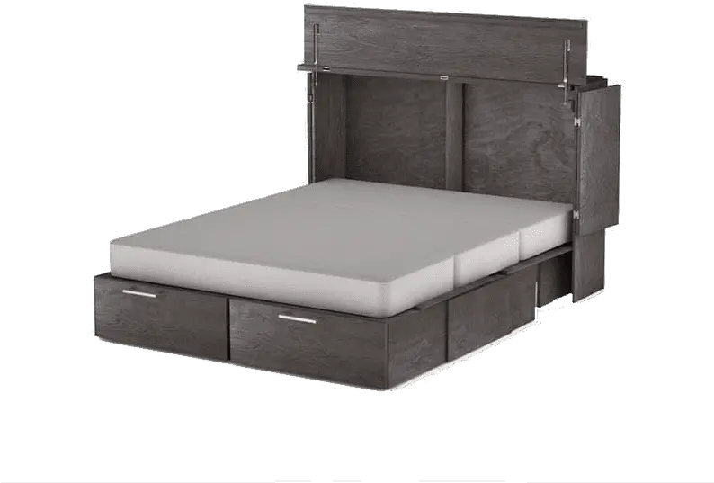  Cabinet Bed Usa Full Size Png Bed Transparent