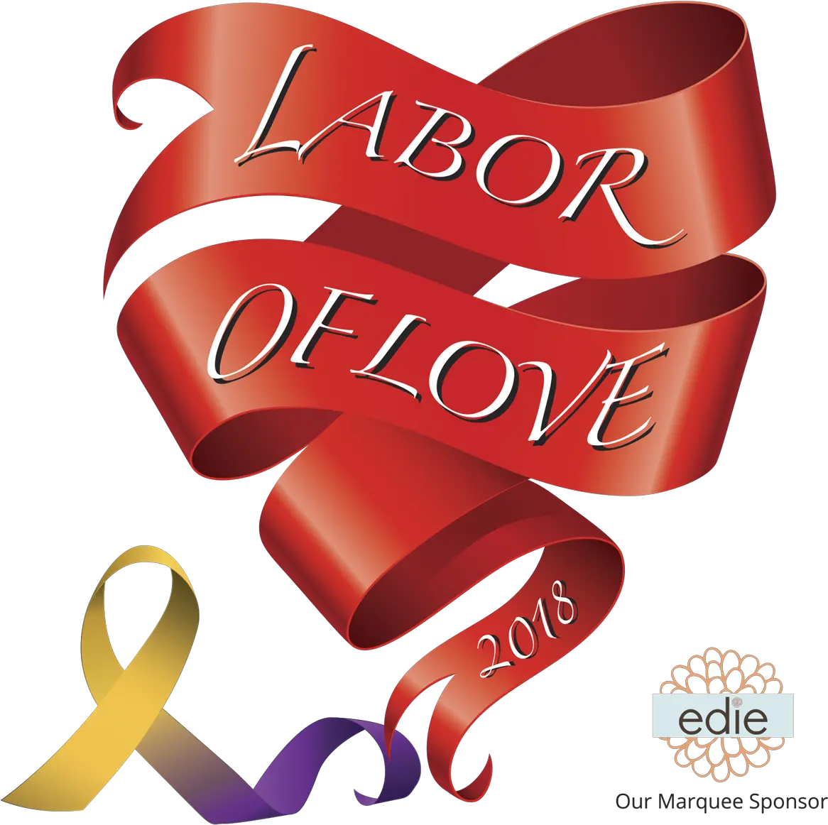  Download Hd Labor Of Love 2018 Banner Vector Shape Blue Labor Of Love Logo Png Banner Shape Png