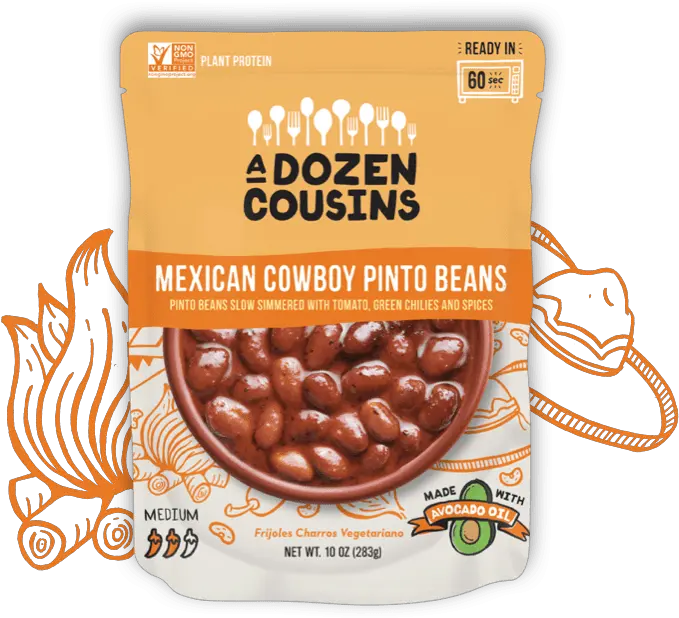  Mexican Cowboy Beans 8 Pack Pinto Bean Png Bean Transparent