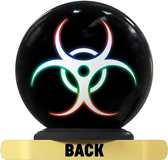  Biohazard Solid Ball Gold Png Bio Hazard Logo