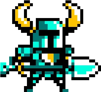  Shovel Knight Pixel Art Maker Shovel Knight Pixel Art Png Shovel Knight Transparent