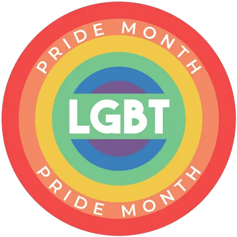  Pride Month Rainbow Lgbt Badge Vertical Png Pride Png