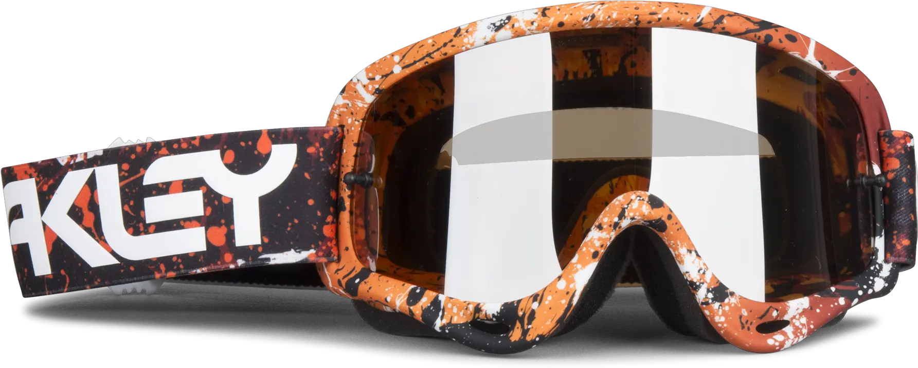  Oakley O Frame Factory Pilot Goggles Splatter Blood Orange Full Rim Png Dirt Splatter Png