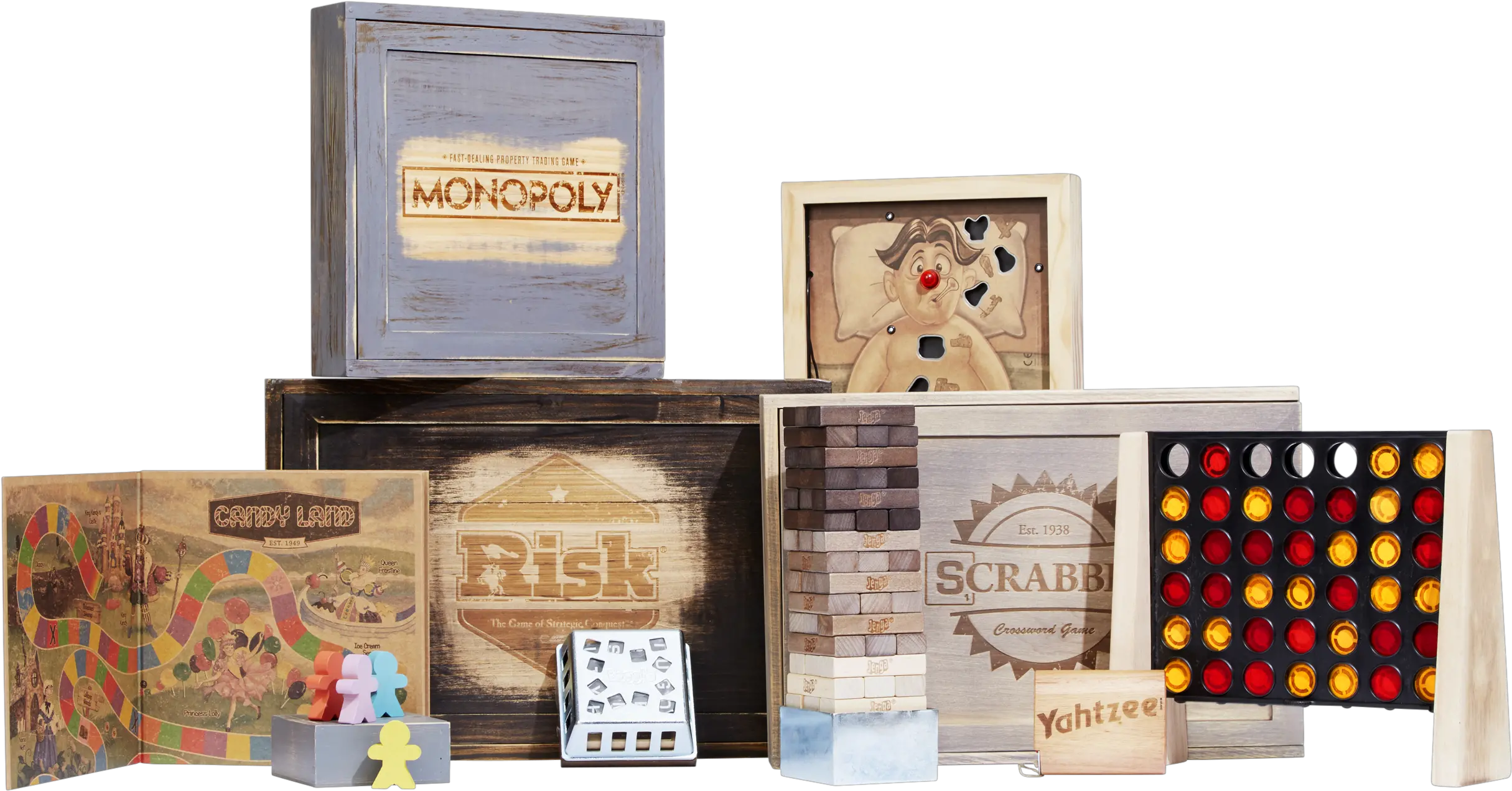  Classic Board Games Get Rustic Makeover Hasbro Rustic Series Hasbro Rustic Png Hasbro Logo Png