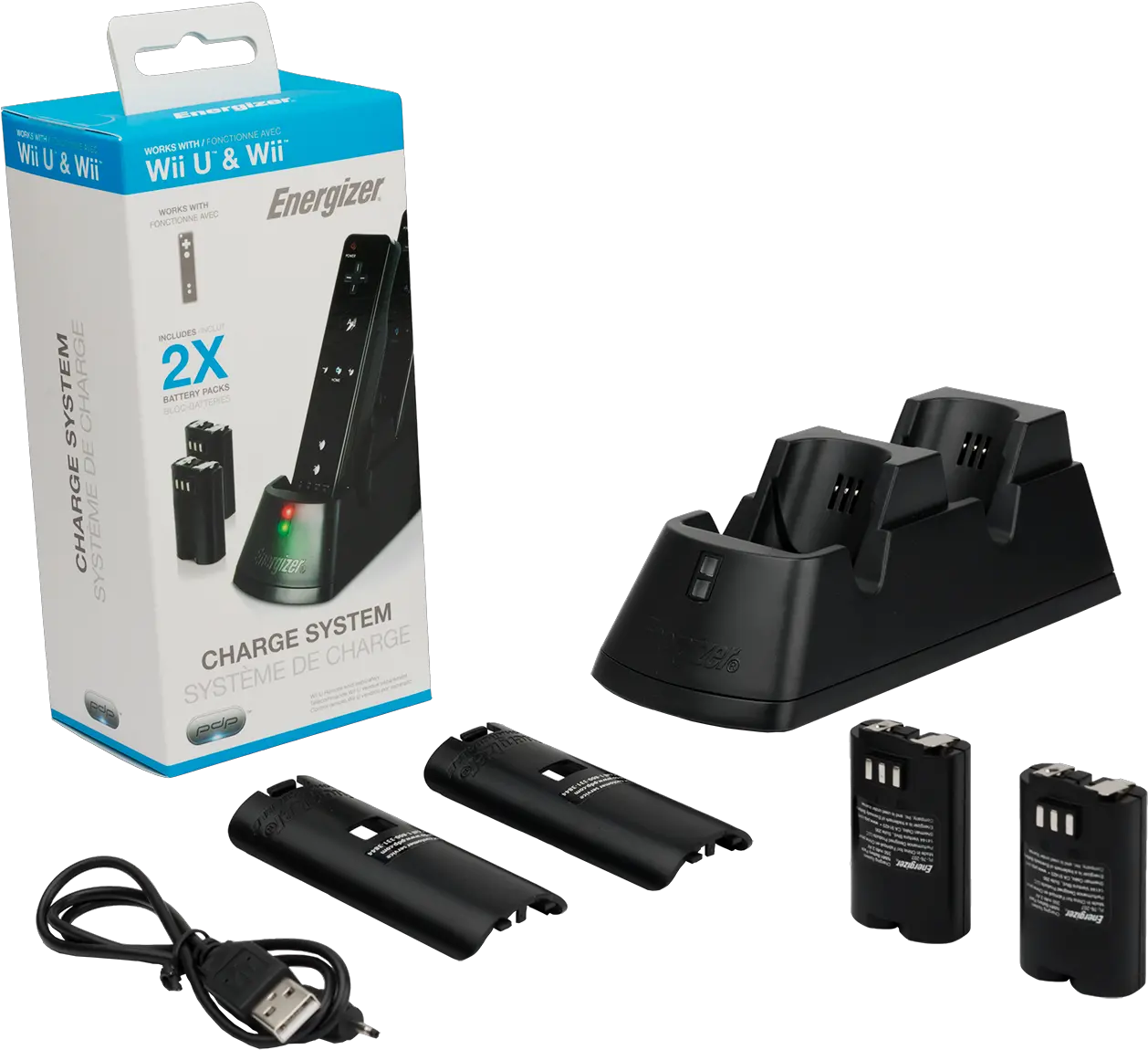  Pdp Energizer Nintendo Wii U And Energizer Wii Remote Charger Png Wii Remote Png