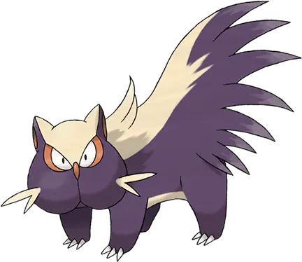  Stunky Pokédex Pokemon 434 Png Skunk Transparent