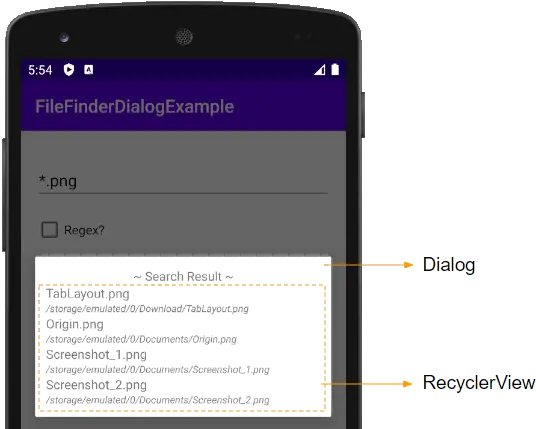  Créer Un File Finder Dialog Simple Dans Android Smartphone Png Android Cardview Add Menu Icon